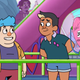 Barney and his romantic interest Logs in Dead End: Paranormal Park.